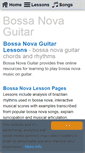 Mobile Screenshot of bossanovaguitar.com